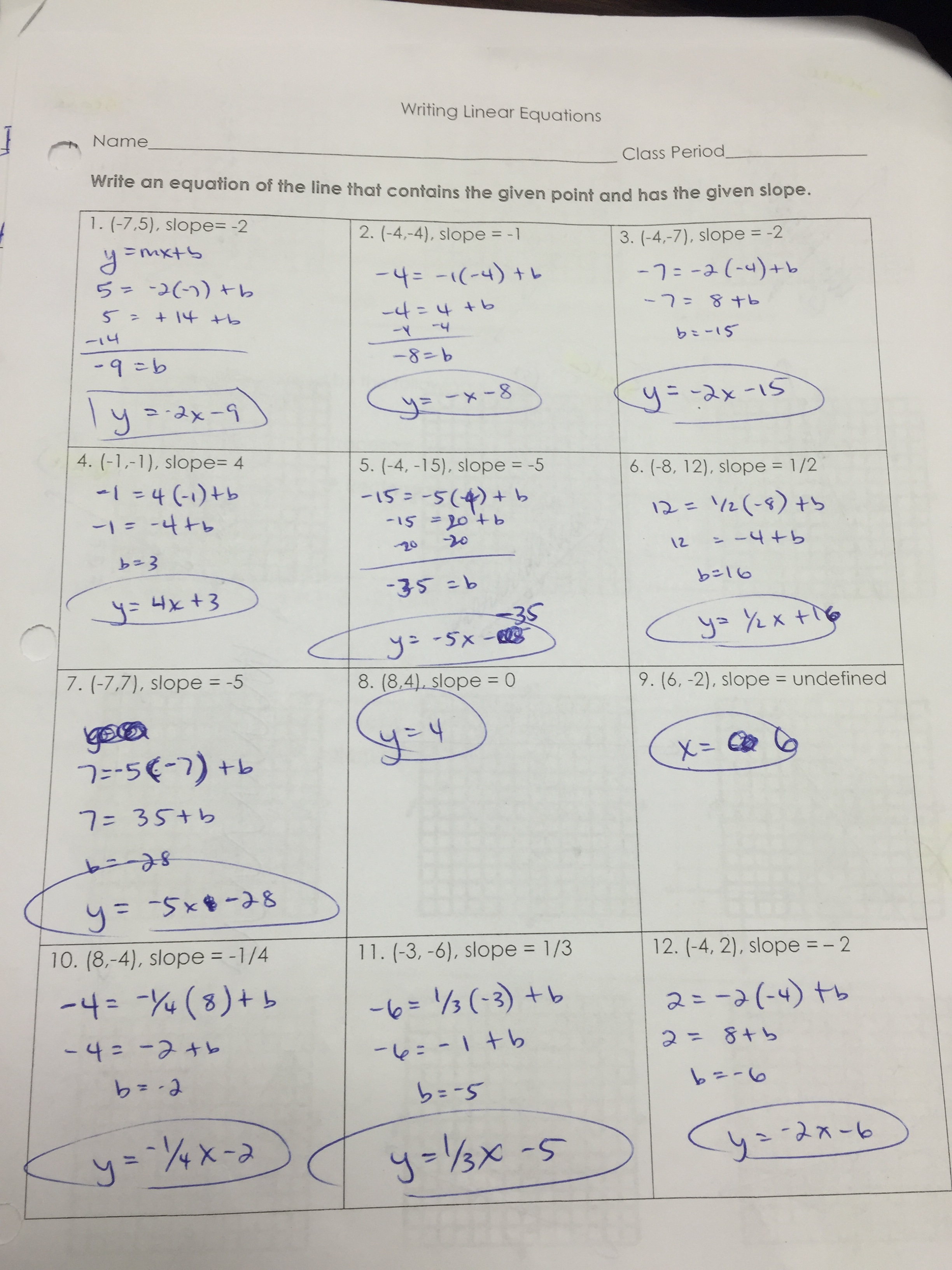 Gina wilson all things algebra unit 2 homework 6