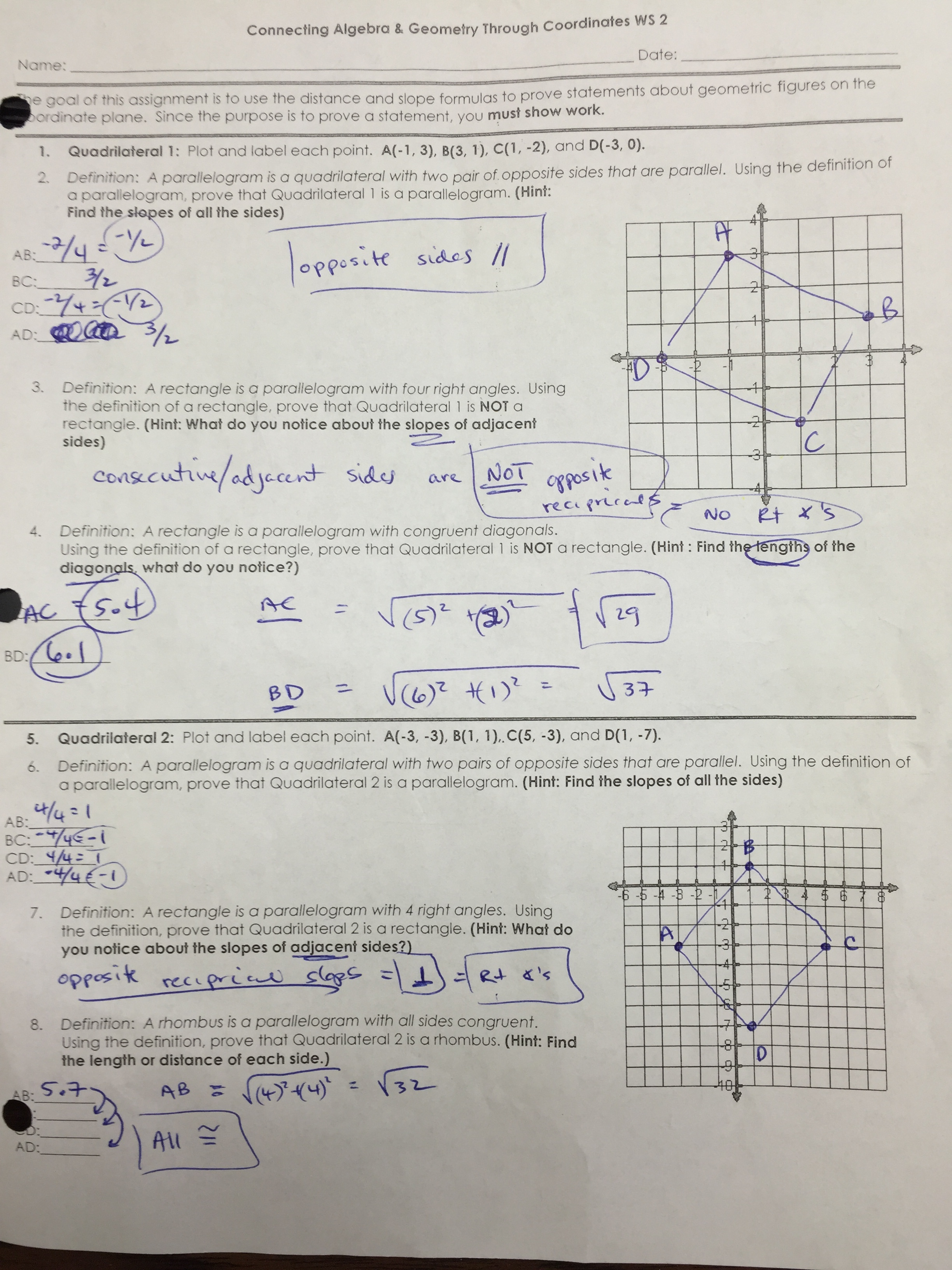 Gina Wilson All Things Algebra Unit 3 Test Answer Key
